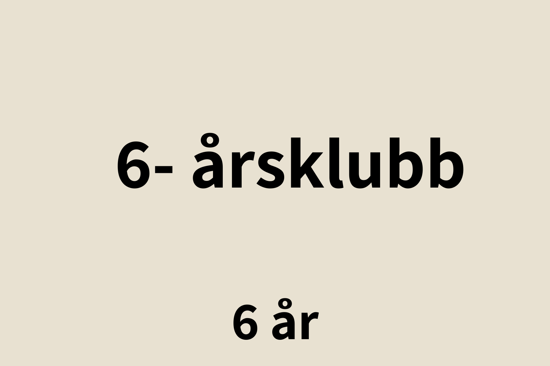 6-årsklubb