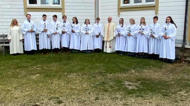 Konfirmanter i Sandnessjøen kirke 2023