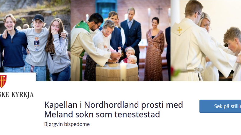 Utlysing - kapellanstilling