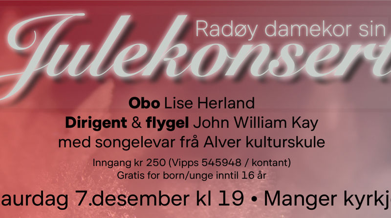 Radøy damekor sin julekonsert 2024