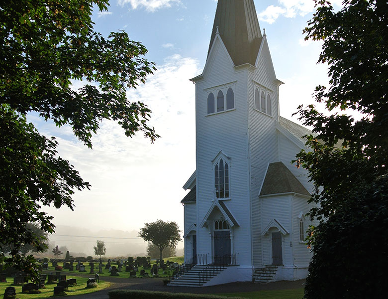 Manger kyrkje, foto: Willem Vogelaar