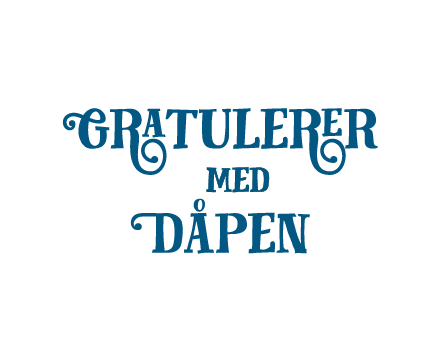 Gratulerer med dåpen - 10 års dåpsjubileum