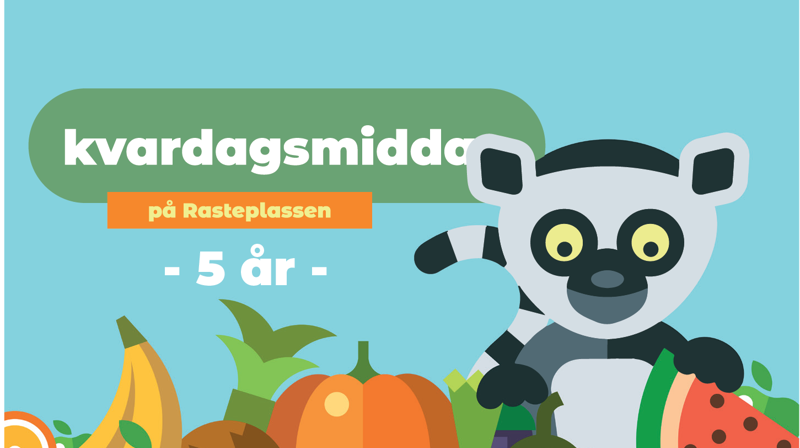 Kvardagsmiddag til 5 åringane