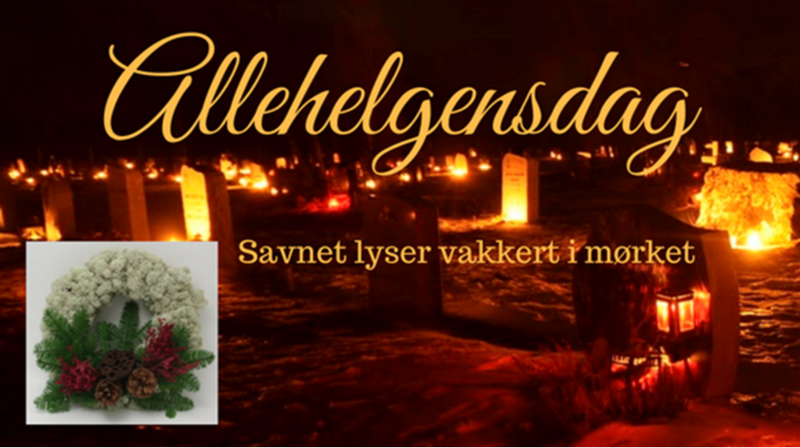 Krans til Allehelgensdag og jul
