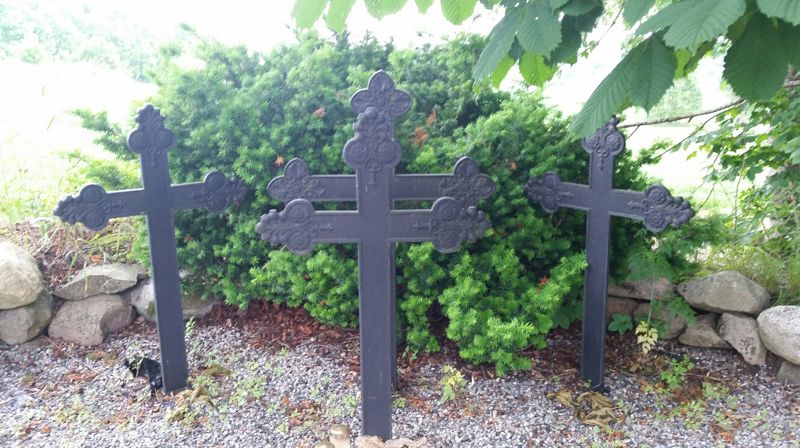Bilde: Gravkors i metall