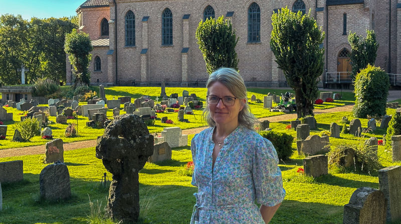 Liv Ruud er ny leder for gravferdsavdelingen i Asker. Foto: Asker kirkelige fellesråd