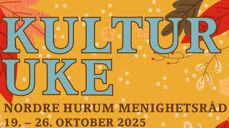 Plakat til Kulturuke i Nordre Hurum