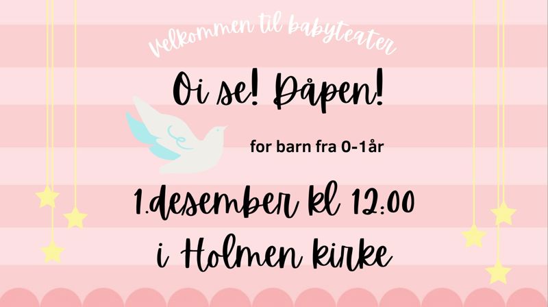 Babyteater i Holmen kirke 1. desember kl. 12.00