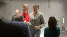 Glade medlemmer fra Vardåsen menighetsråd under en samling i Teglen tidligere i høst. Foto: Bo Mathisen / Asker kirkelige fellesråd