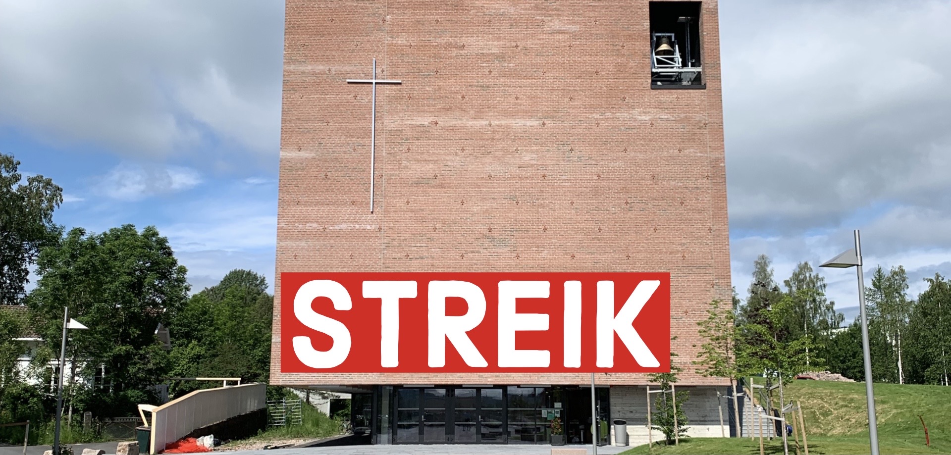 Streik rammer Askerkirken