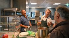 Varmestua ligger i nye lokaler sentralt i Asker. Foto: Jørgen Svartvasmo/Asker kirkelige fellesråd