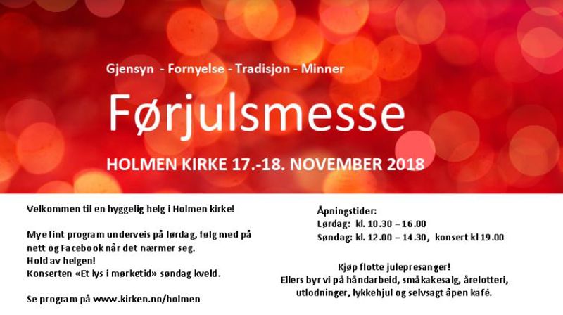 Hva skjer når på førjulsmessen