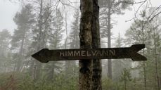 Turen fra Holmsbu kirke til Hurum kirke går over Himmelvann. Foto: Hurum-menighetene