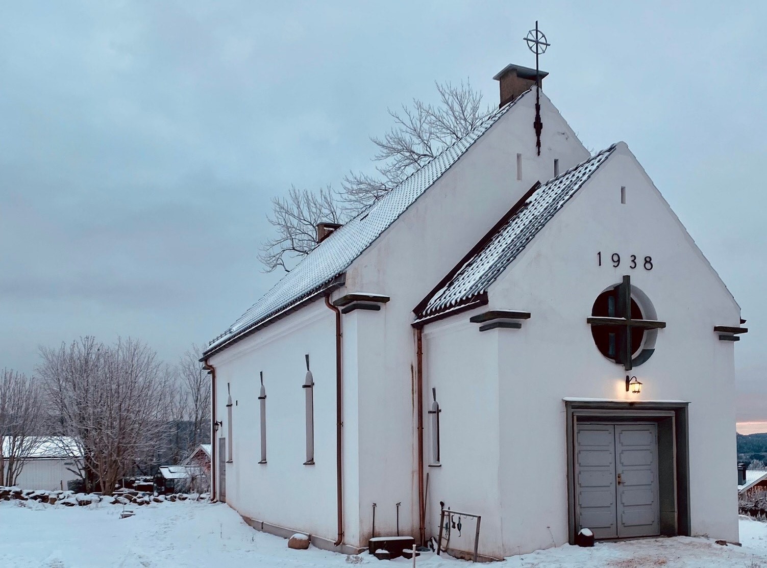 Hurum kirkestue på Klokkarstua - her blir det formiddagstreff 9. april. Foto: Jannike H. Kjuus