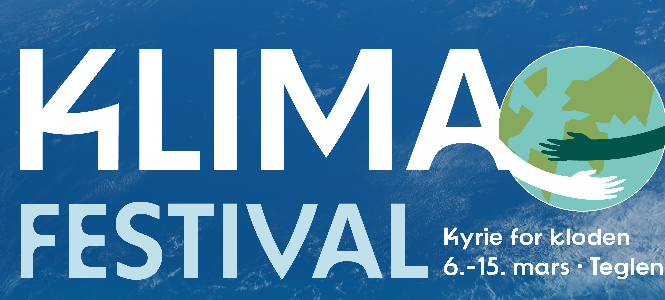 Logoen til klimafestivalen. (Musikk i Slemmestad)