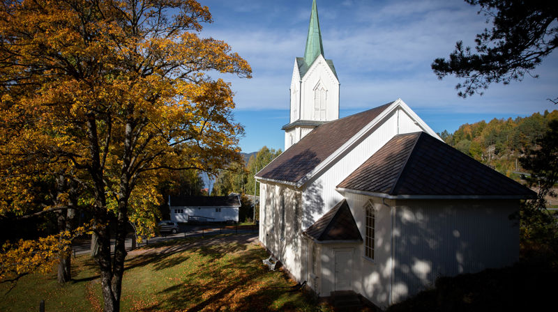 Holmsbu kirke, kunstnerkirken. Foto: Pål A. Berg