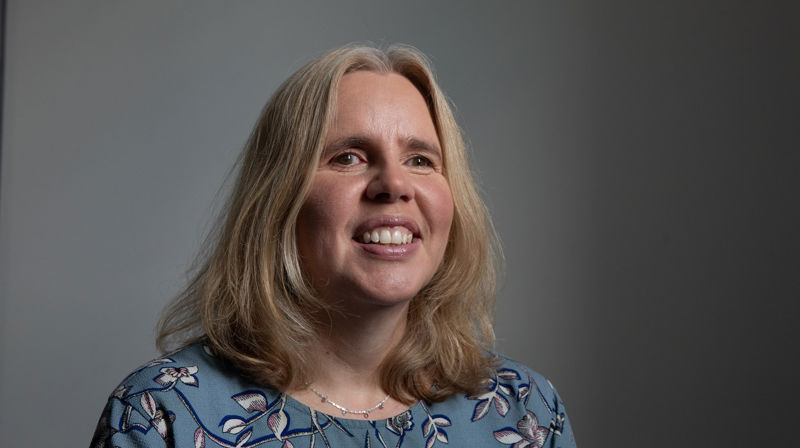 Heidi Halvorsen er klar med forestillingen "Med mine øyne" i kulturkapellet 2. juni. Foto: Pål A. Berg