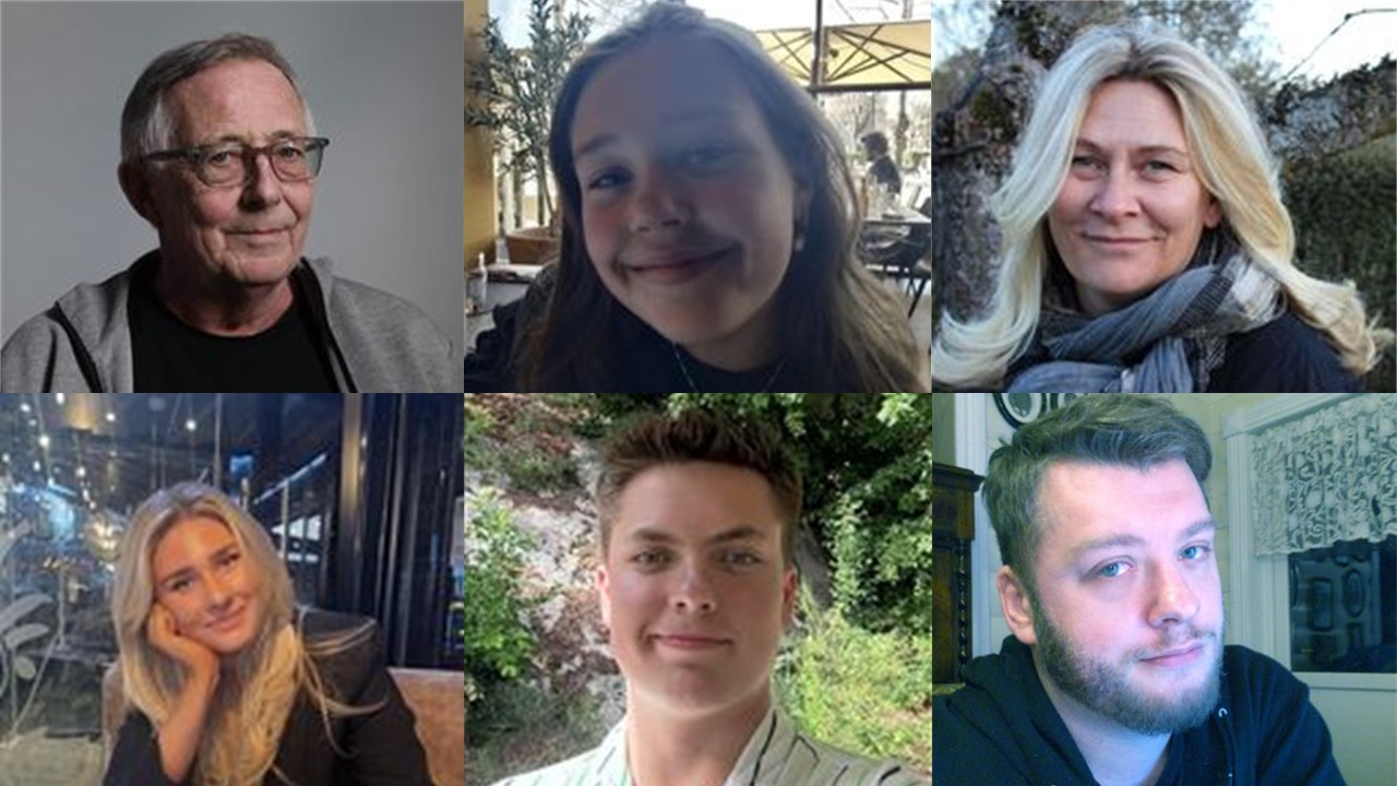 Her er sommervertene som vil møte deg på kirkestedet i Holmsbu i sommer. Øverst fra venstre: Frank, Johanne, Linda, Vilde, Mikael og Bjørn Christian. Velkommen til kunstnerkirken og kulturkapellet!