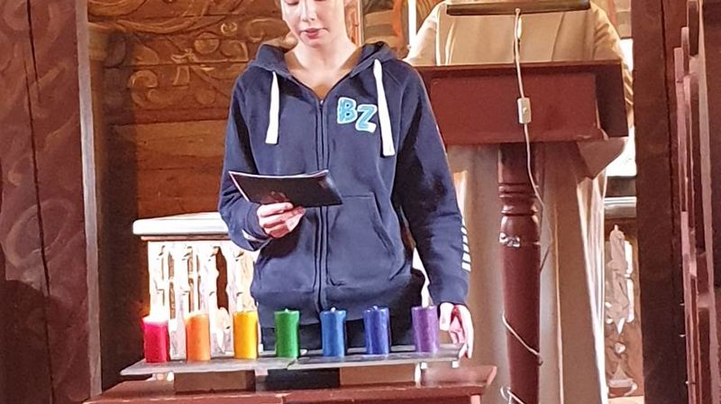 Gudsteneste i Flåm kyrkje