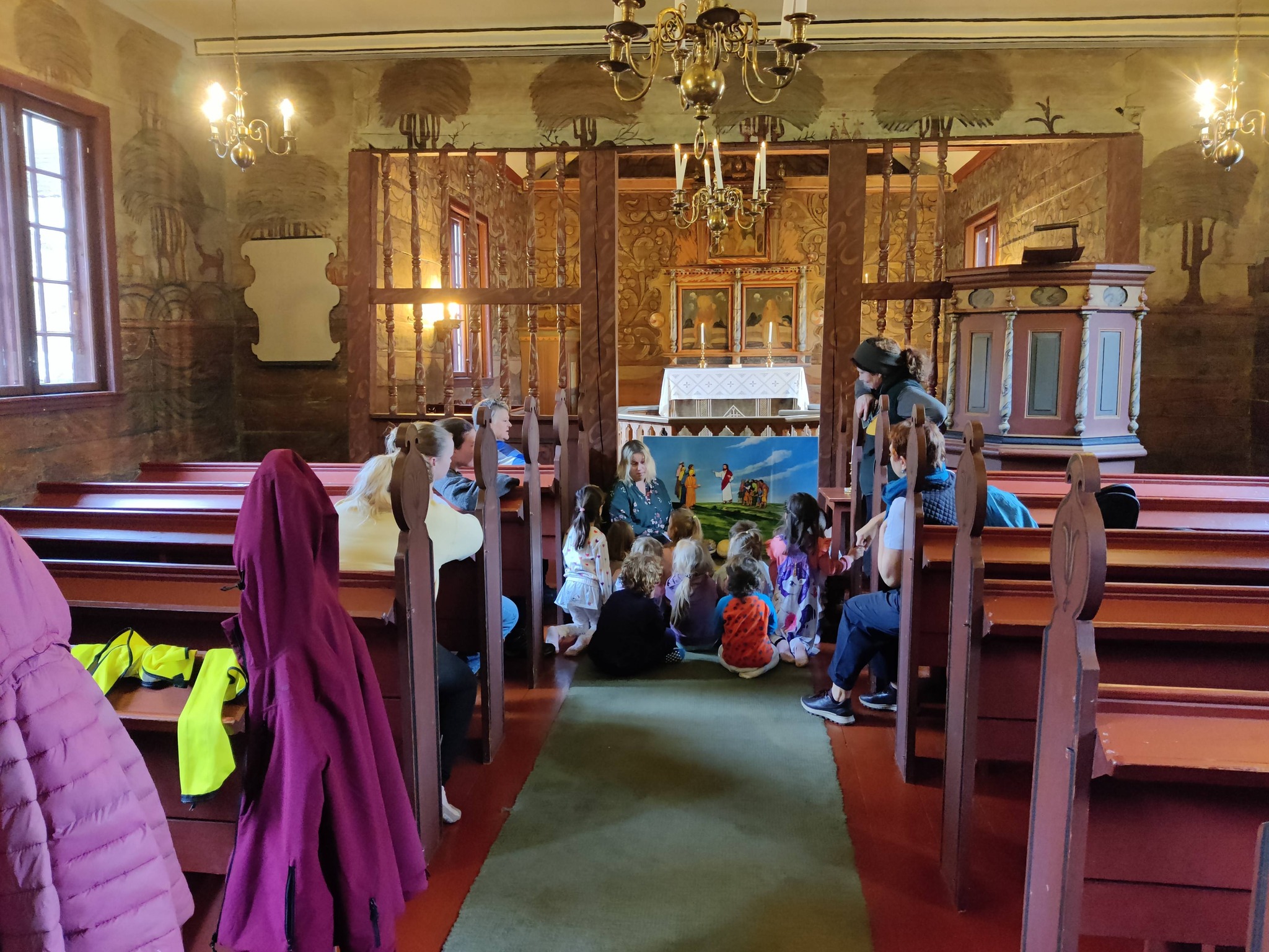 Samling i Flåm kyrkje