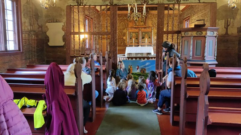 Samling i Flåm kyrkje