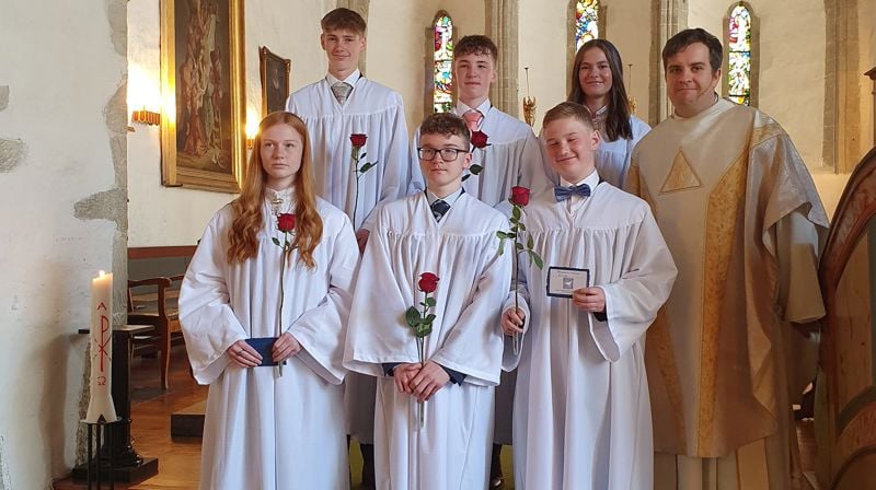 Konfirmasjon i Vangen kyrkje