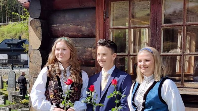 Konfirmasjon i Flåm kyrkje