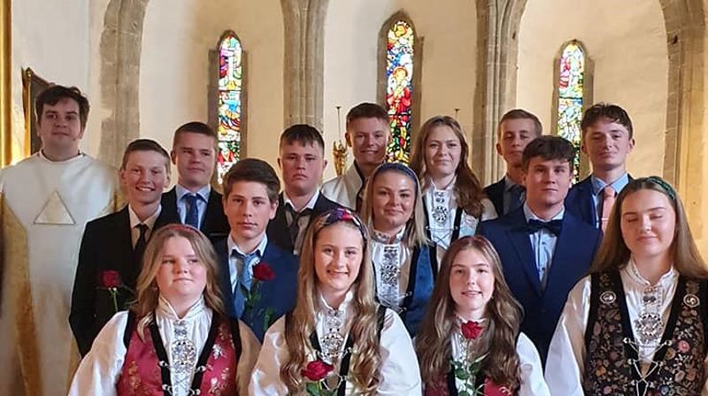 Konfirmasjon i Vangen kyrkje