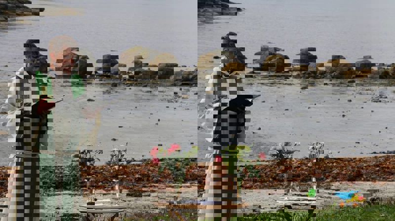 Friluftsgudsteneste i Årevikane