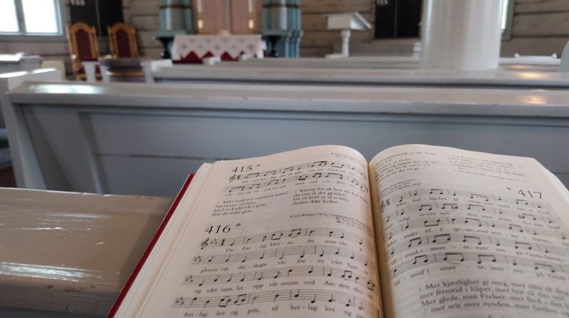 Salmekveld på menighetshuset