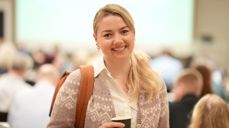 Joana Vaitke er kirketjener i Salhus i Bergen, og ser frem til å se Møllendal på fagdagene.