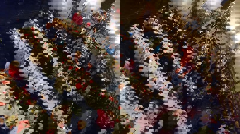 Julaften i Korskirken. Foto: Tine Wahlstrøm