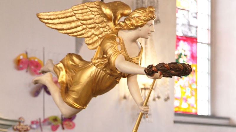 Dåpsengelen i Nykirken.