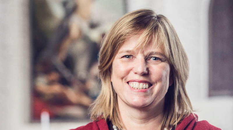 Administrasjonsleder i Birkeland menighet Eli Heggdal. Foto: Morten Wanvik.