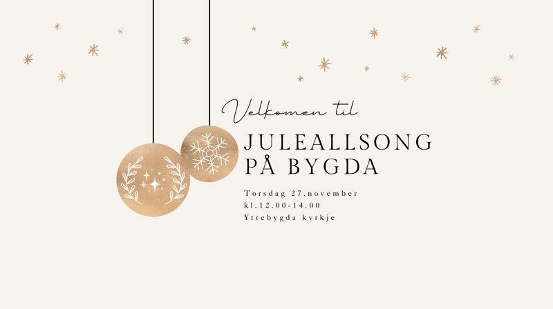 "Juleallsong på bygda"