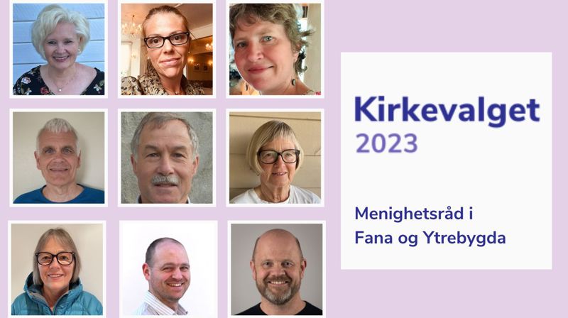 Liste til menighetsrådsvalget 2023