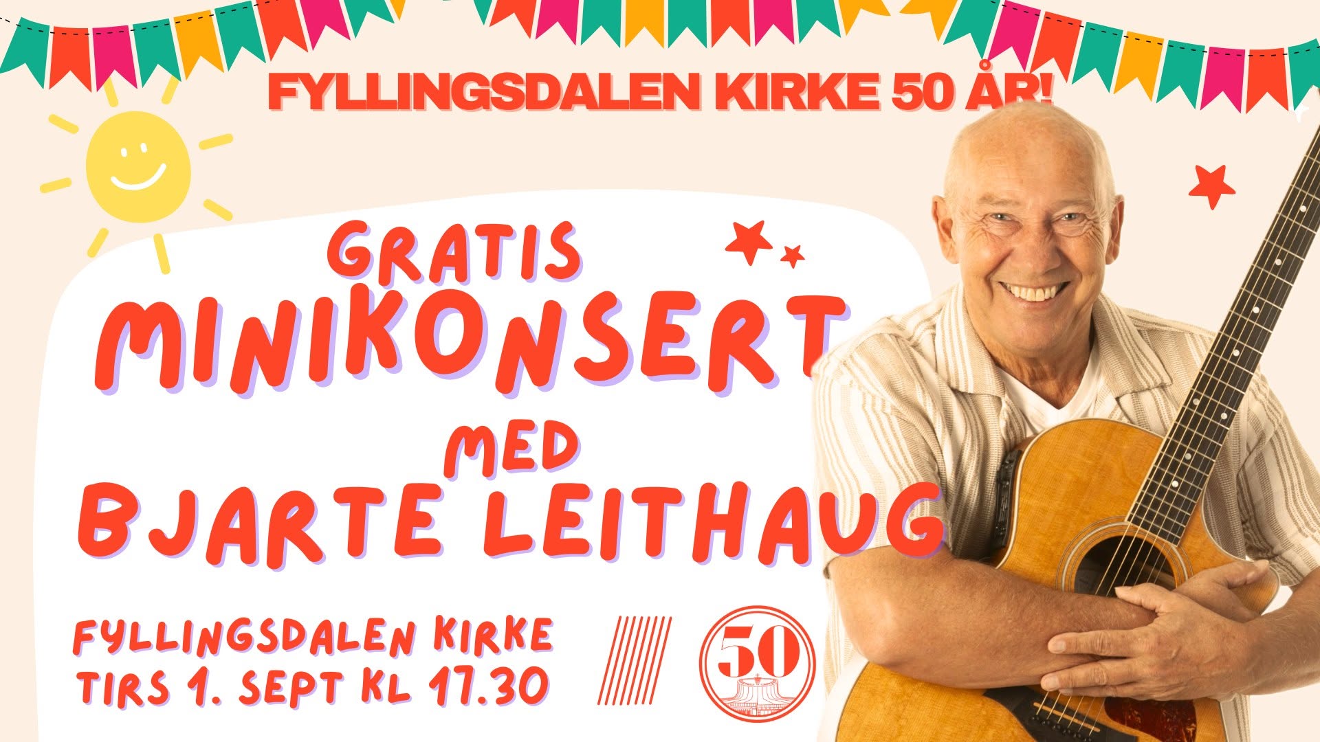 Minikonsert med Bjarte Leithaug