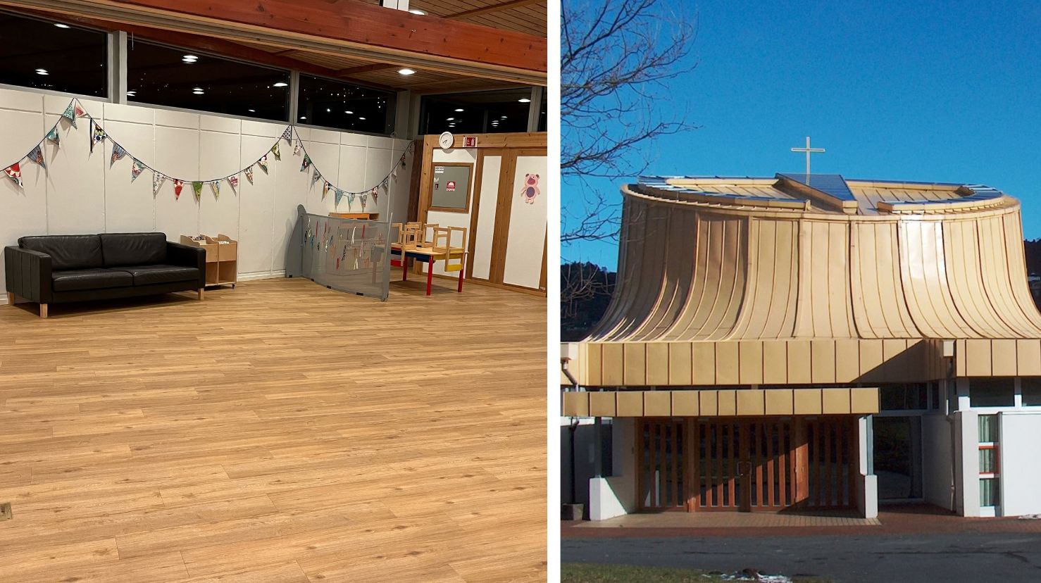 I Fyllingsdalen kan du leie våre lokaler til dåp, minnesamvær, konfirmasjonsbesøk og mer. 