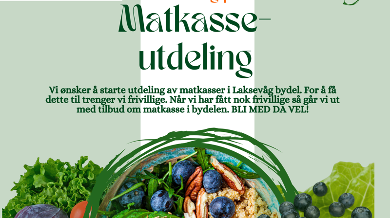 Frivillig på matkasseutdeling