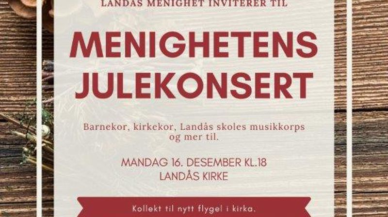Menighetens julekonsert