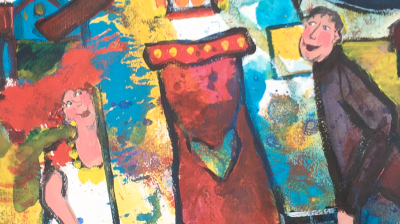 Kunst av Grethe By Rise