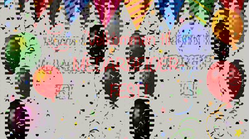 Velkommen til medarbeiderfest torsdag 5. februar!