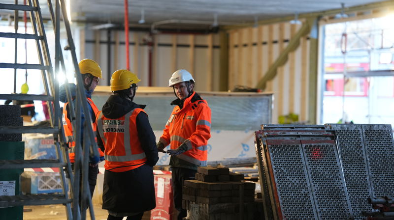 Kirkebygget begynner å ta form