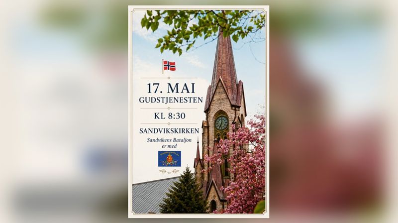 Gudstjeneste 17.mai