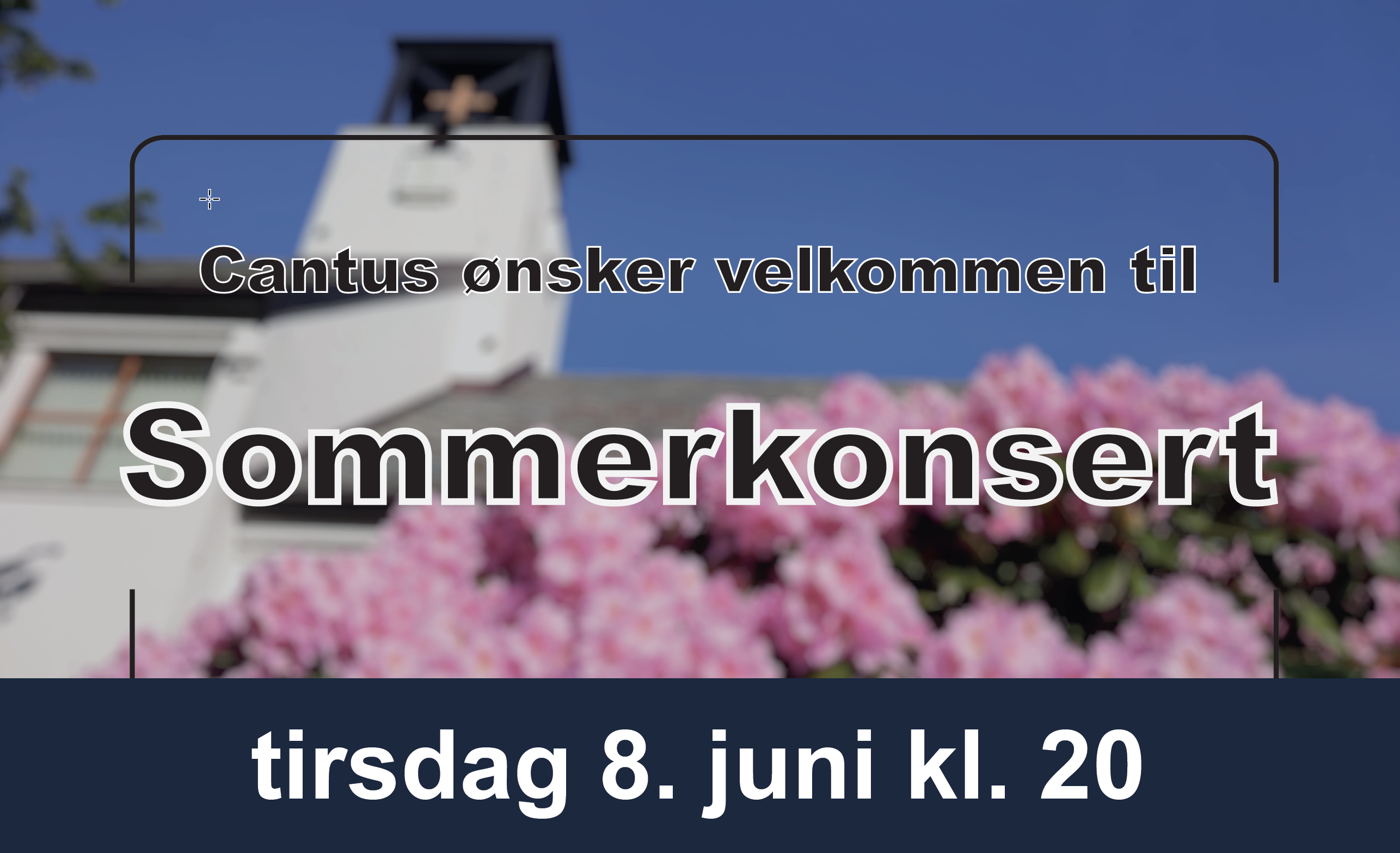 Sommerkonsert - Cantus med venner