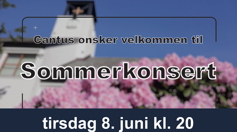 Sommerkonsert - Cantus med venner