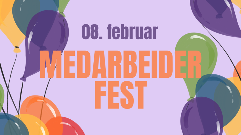 Velkommen på Medarbeiderfest!