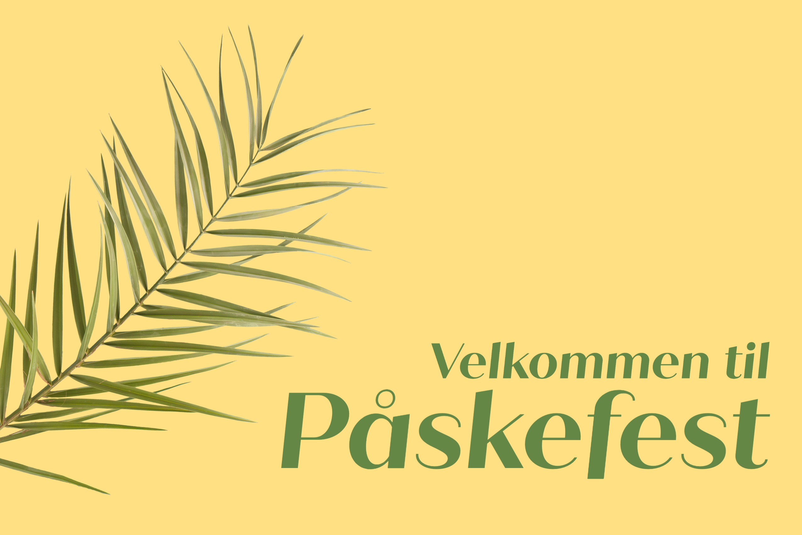 Velkommen til påskefest i Slettebakken kirke!