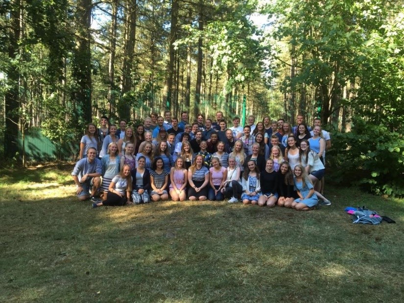 Ungdomsledere på tur i Italia