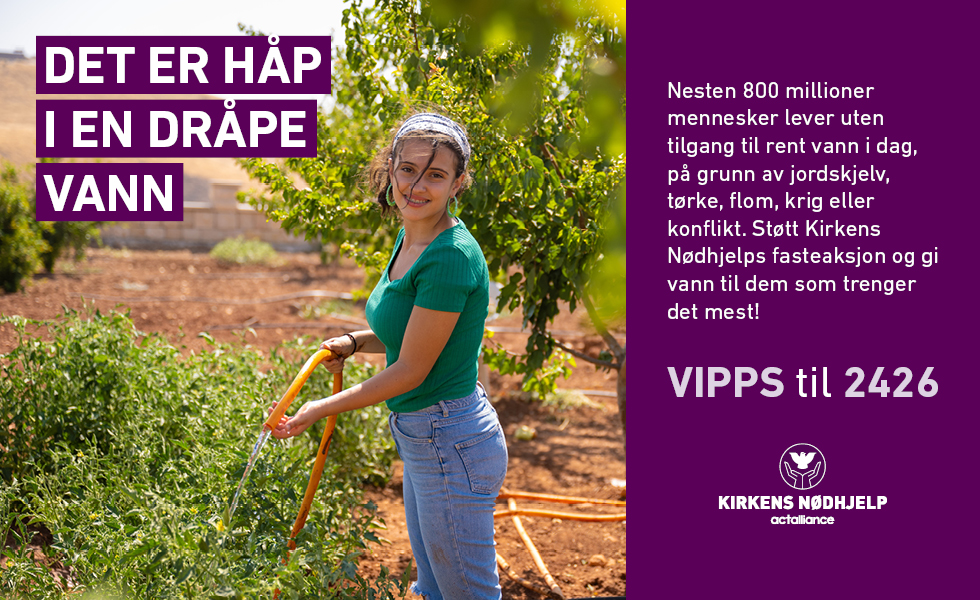 Håp i en dråpe vann - Fasteaksjonen 2024